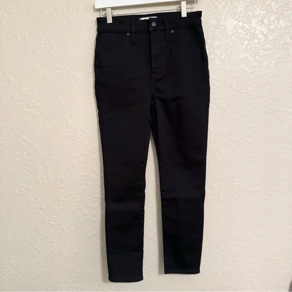 Madewell Curvy high rise skinny jeans black size 27 petite - Picture 2 of 5